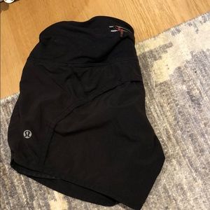 Black lululemon shorts